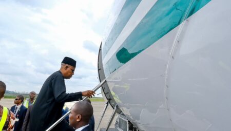 Shettima departs Abuja for US to attend 79th UNGA