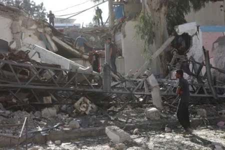 Israeli strike in northern Gaza kills at least 60