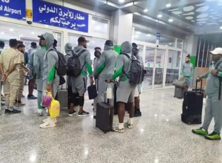 Super Eagles finally arrive Nigeria after Libya ordeal