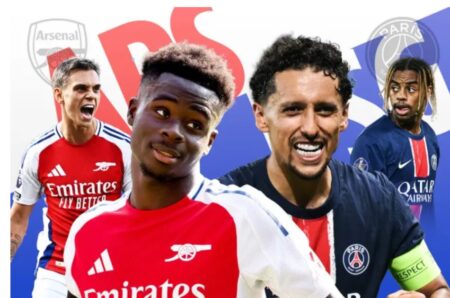 Arsenal triumph over PSG with 2-0 victory at Emirates stadium