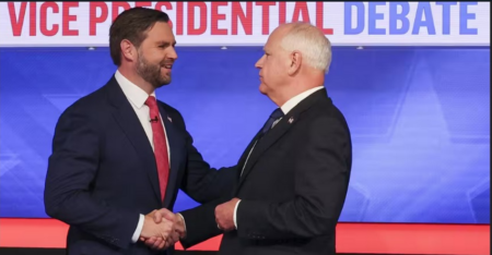 US Vice-Presidential candidates clash in one-off debate