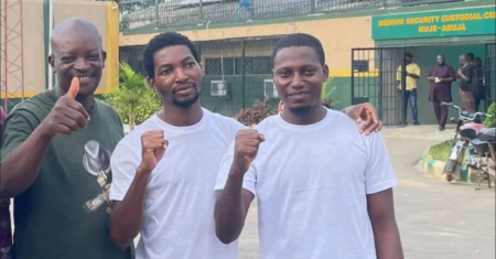 Three #EndBadGovernance protesters charged with treason regain freedom