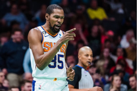 Lakers’ perfect start halted by Phoenix as Durant and Booker shine