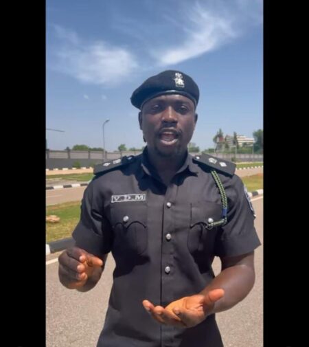 Nigeria Police criticizes VeryDarkMan for uniform usage