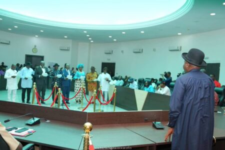 Gov Diri inaugurates 15 Permanent Secretaries Diri