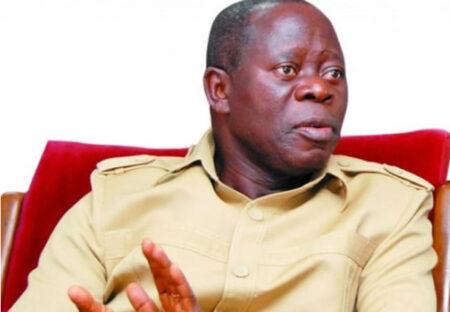 Edo PDP leader blasts Oshiomhole over constituency project gifts Senator Adams Oshiomhole distributes items in Edo North, sparking criticism over past stance on constituency projects.