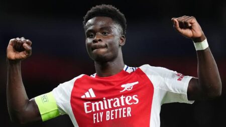 Saka calls for calm ahead of Inter clash despite Arsenal’s struggles