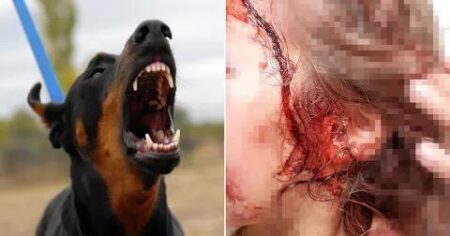 Little girl mauled by family dog suffers severe Injuries