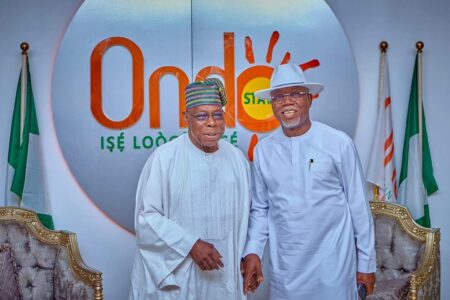 Ondo Poll: Obasanjo wishes Aiyedatiwa victory