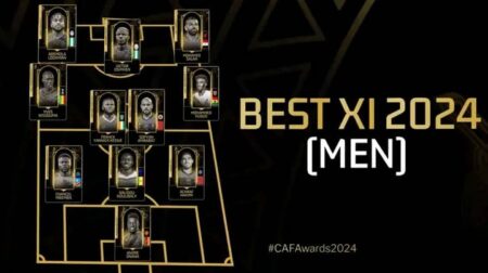 Osimhen and Lookman shine in Caf Fifpro Men’s Best XI for 2024