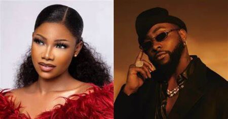 Tacha erases Davido’s tattoo over rift as fans differ