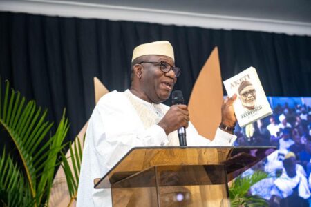 Fayemi , at Akeredolu’s 1st memorial service, extols ex- gov’s virtues