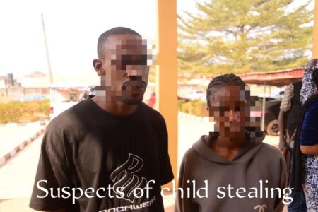 Police arrest two suspects for alleged child trafficking in Edo Child trafficker