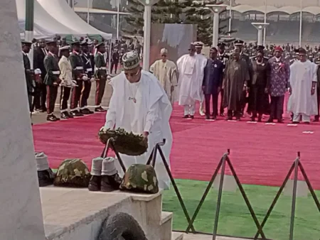Armed Forces Remembrance Day: Shettima, Akpabio, others honour fallen heroes
