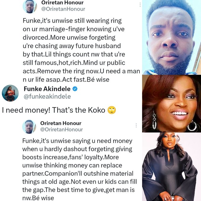 Funke Akindele addresses backlash over wearing marriage ring. Source: X: @OriretanHonour