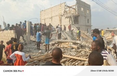Seven injured in Rivers as 3-storey building collapses Collapse three-Storey