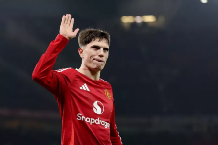 Garnacho’s future uncertain as Man Utd edges Rangers in Europa League Garnacho