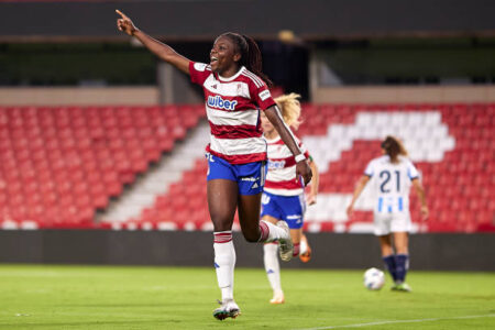 Super Falcons prospect  Edna Imade Wins Liga F Player of the Month