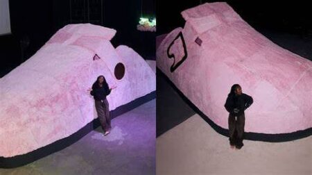 GWR: Nigerian designer Sanya completes world’s largest sandal attempt