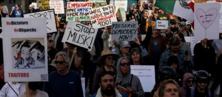Americans rally against Trump, Musk in nationwide protests