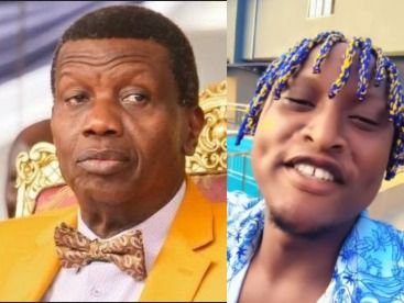 Pastor Adeboye and Seaking. [Photo credit: Google]