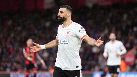 Mo Salah brace against Bournemouth sends Liverpool nine points clear Mo Salah