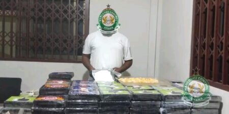 Nigerian arrested with cocaine, heroin worth N3.2bn in Ghana
