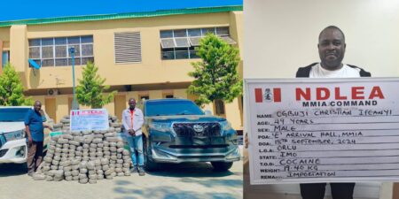 4 Nigerian drug barons jailed 95 years over ₦4.6bn cocaine, others