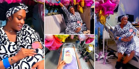Actress Chika Ike welcomes baby