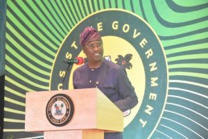 Lagos Deputy Governor Obafemi Hamzat represented at Fountain University convocation in Osogbo, addressing graduating students.