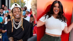 Lil Wayne and girlfriend Denis Bidot