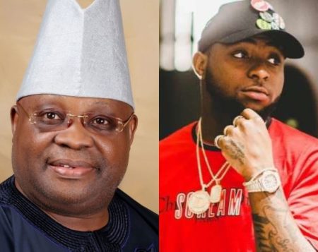 My uncle, Ademola Adeleke, best Governor Osun ever had, Davido brags Ademola Adeleke and Davido