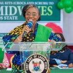 Lagos health workers get scrubs, crocs from First Lady’s initiative