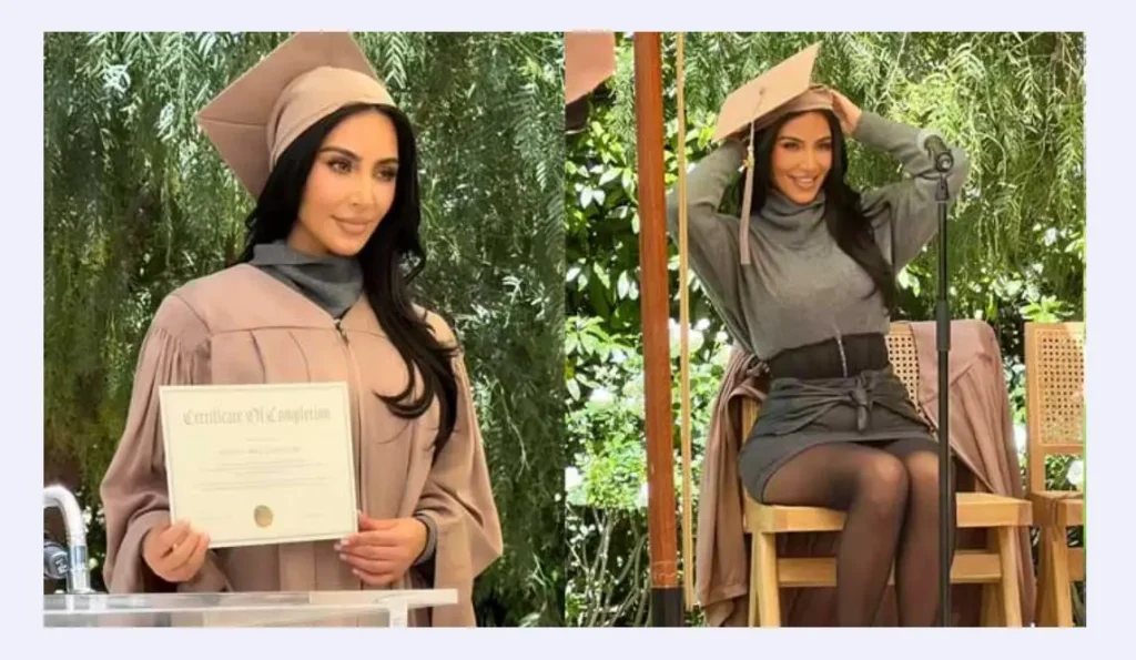 American reality star Kim Kardashian completes law school without degree Kim Kardashian