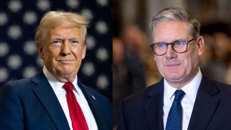 Starmer and Donald Trump