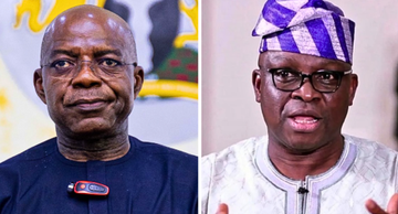 Ayo Fayose and Alex Otti