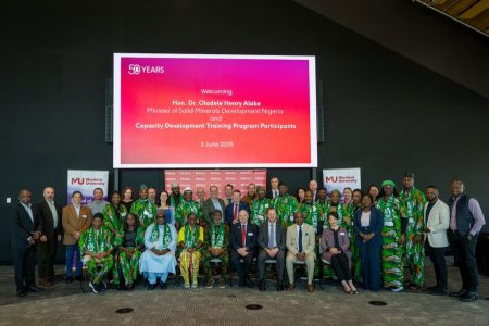 Nigeria launches training programme for mining professionals in Australia Dele Alake and eleven Nigerian professionals studying in Australia