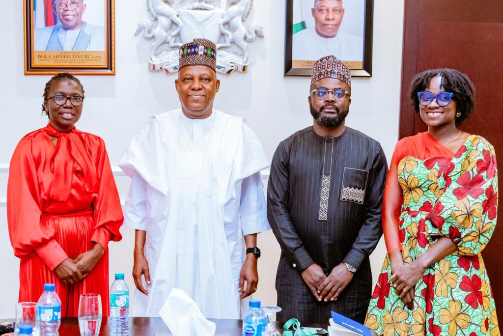 Kashim Shettima, IOM’s Chief of Mission in Nigeria, Sharon Dimanche and others.