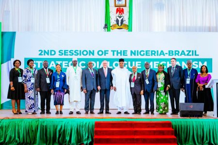 Nigeria, Brazil strengthen ties with $1bn agric deal Vice President of Nigeria Kashim Shettima and others at the 2nd Nigeria-Brazil Strategic Dialogue Mechanism (SDM)