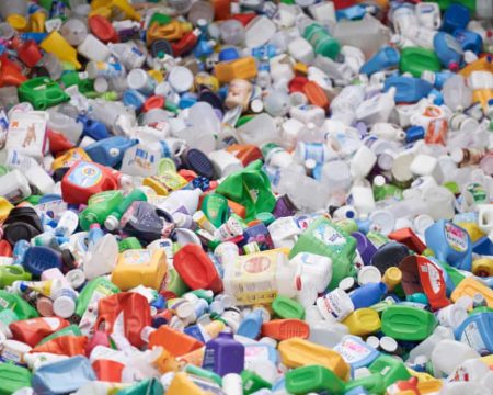 Disposed plastic