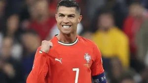 Cristiano Ronaldo had stood poised on the pitch, representing Portugal ahead of his final World Cup appearance.