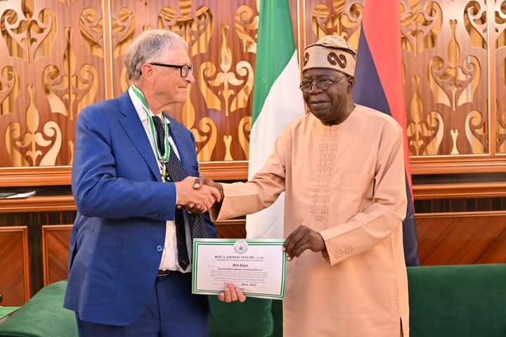 Bill Gate and President Bola Tinubu