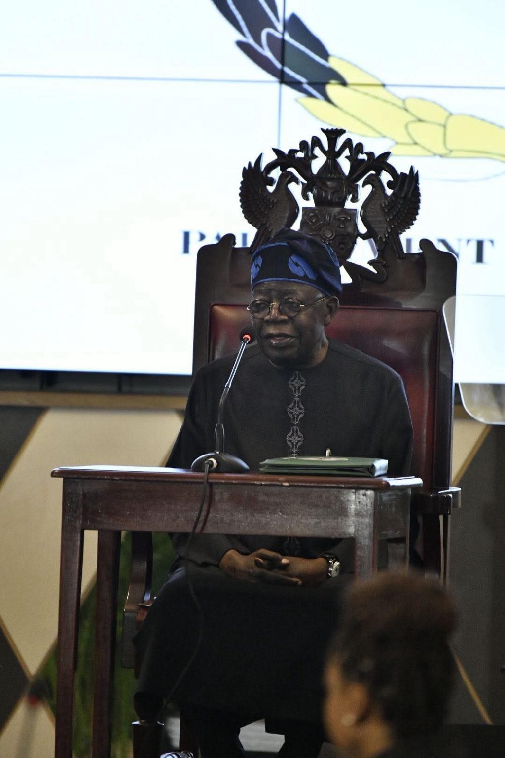Saint Lucia Senate President embraces Nigerian roots, urges renewed ties during Tinubu’s visit Bola Tinubu addressing a joint session of the Lucian bicameral parliament