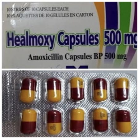 NAFDAC warns on fake Healmoxy 500mg Capsules in Cameroon, CAR Falsified batch-NAFDAC
