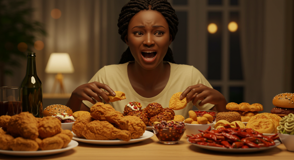 Why late-night eating is bad for your health AI Image