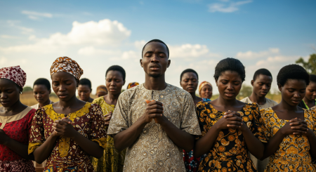 How to live like a christian in today’s world Christian praying to God