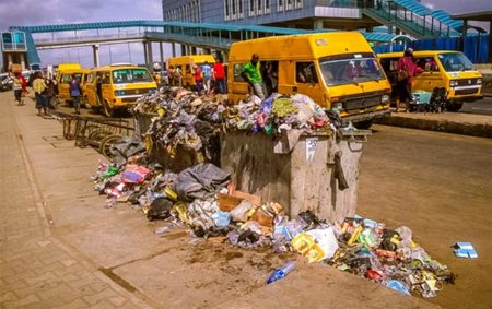 Littered waste