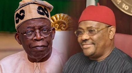 FCT Minister Nyesom Wike and President Bola Tinubu