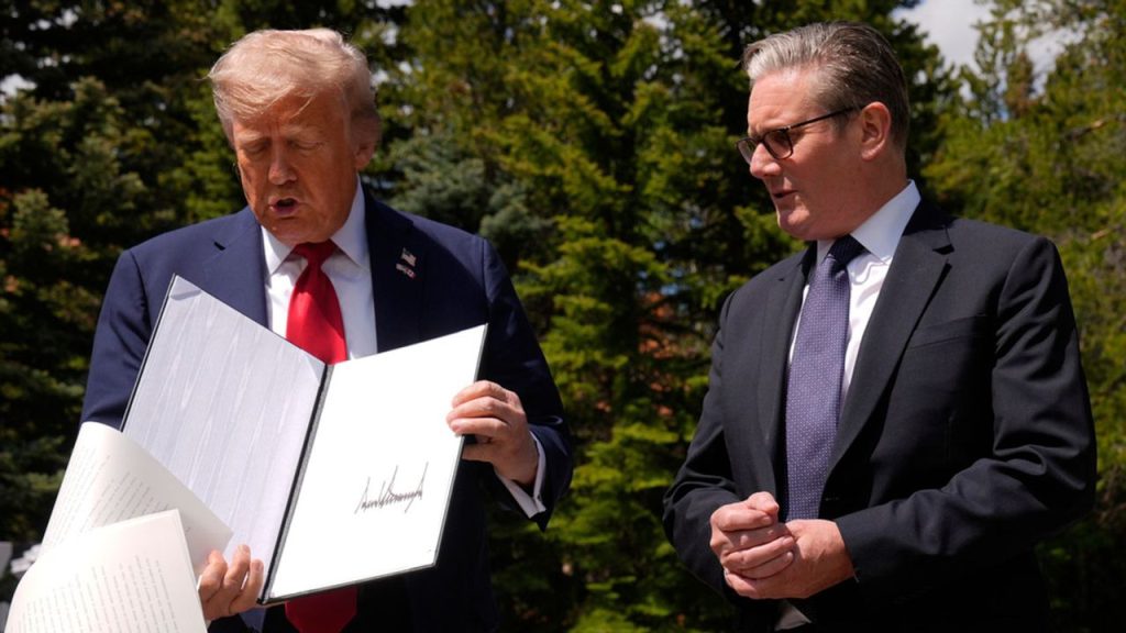 Trump, Starmer seal US-UK trade deal US-UK trade deal