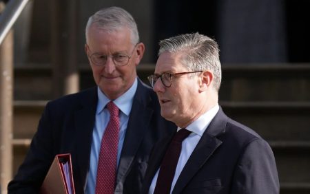 Starmer and adviser David Johnstone